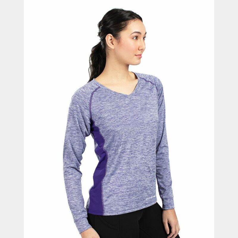 Women's Electrify CoolCore® Long Sleeve V-Neck T-Shirt Thumbnail