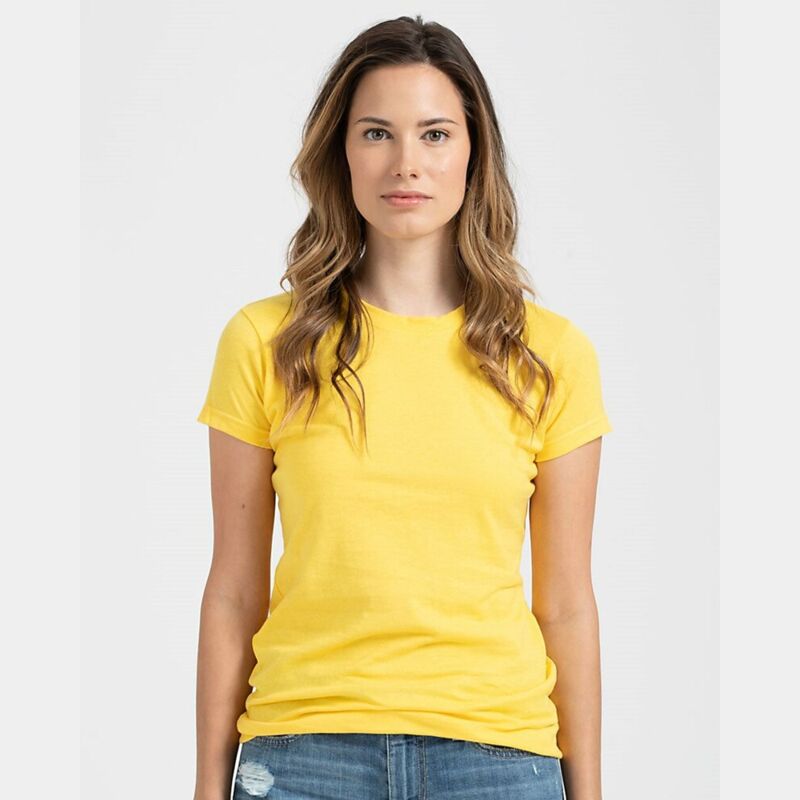 Women's Fine Jersey Slim Fit T-Shirt Thumbnail