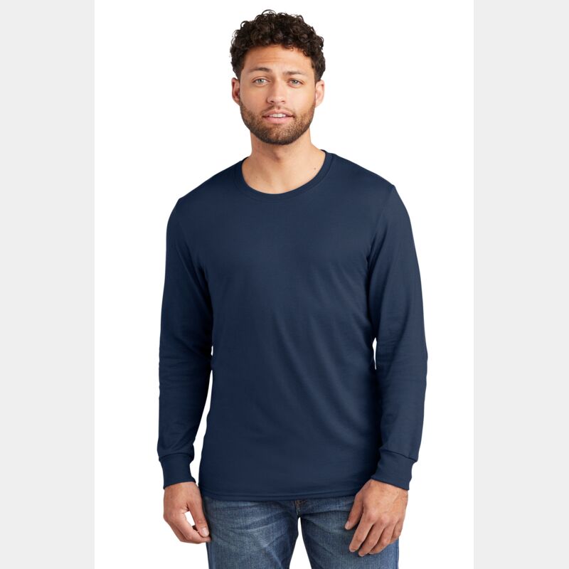 Premium Blend Ring Spun Long Sleeve T Shirt Thumbnail