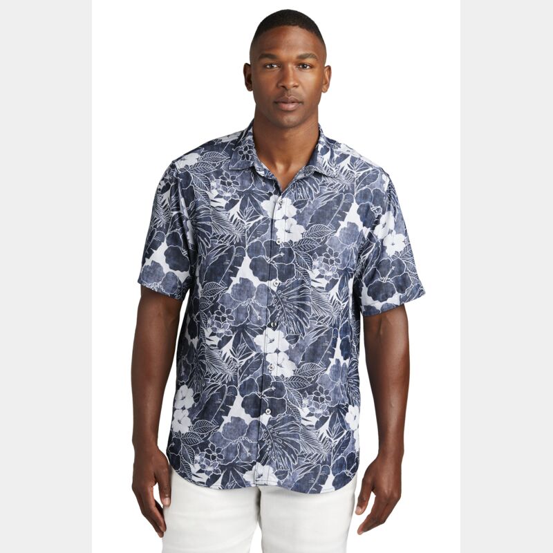 Coconut Point Playa Flora Short Sleeve Shirt Thumbnail
