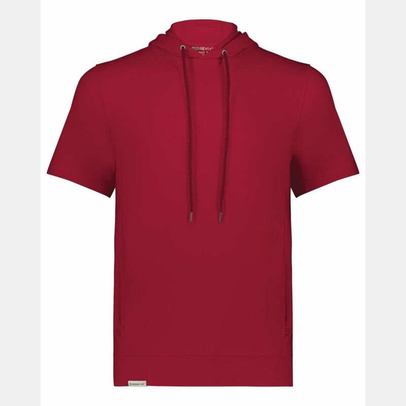 Youth Eco Revive™ Ventura Soft Knit Short Sleeve Hooded Sweatshirt Thumbnail