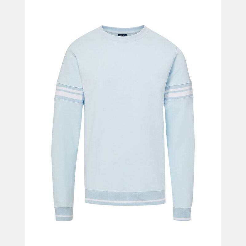 Men's Donovan Striped Crewneck Sweatshirt Thumbnail