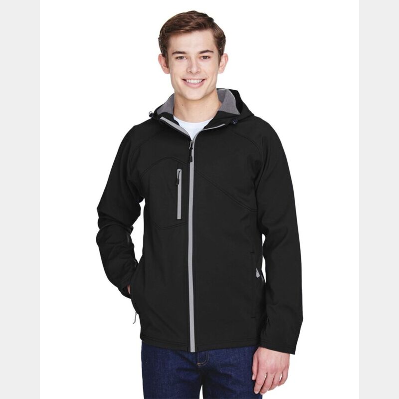 Men's Prospect Two-Layer Fleece Bonded Soft Shell Hooded Jacket Thumbnail