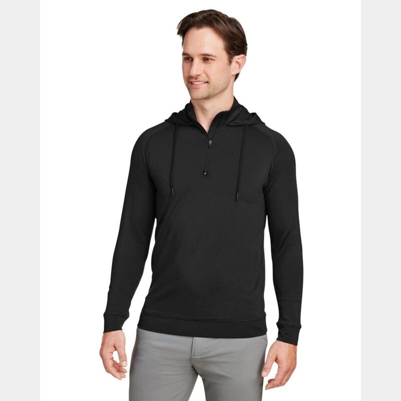 Unisex Vandyke Quarter-Zip Hooded Pullover Thumbnail