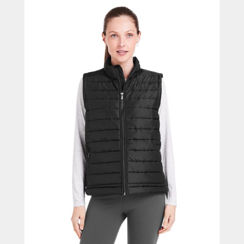 Women's Quilted Puffer Vest Thumbnail