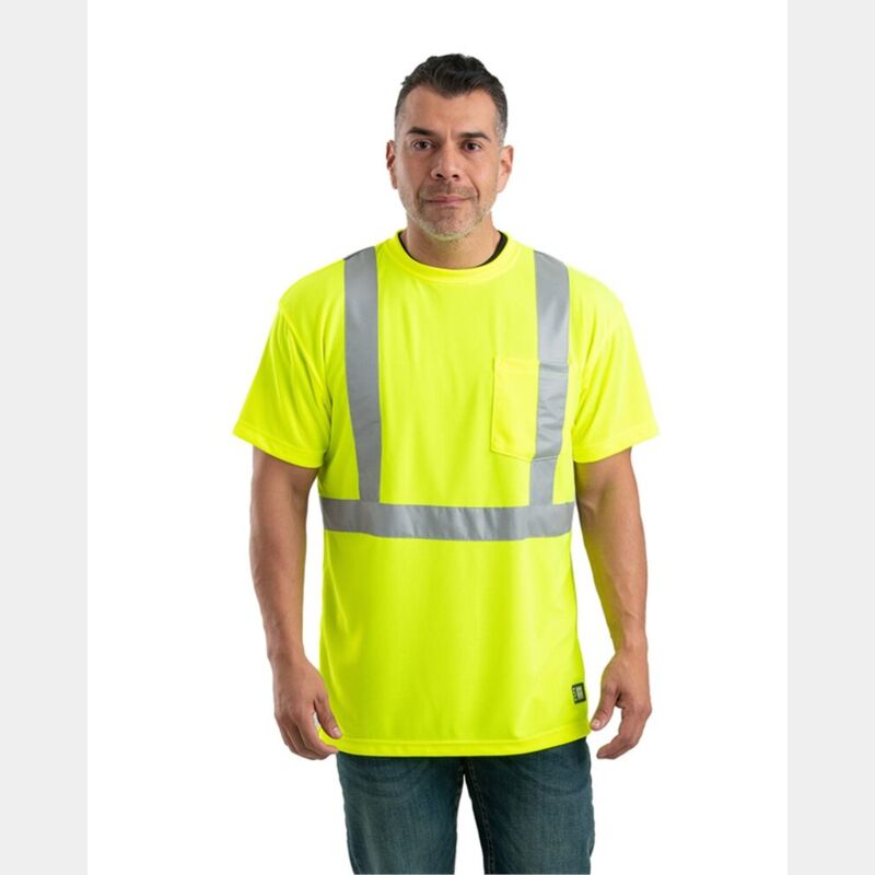 Men's Hi-Vis Class 2 Performance Pocket T-Shirt Thumbnail