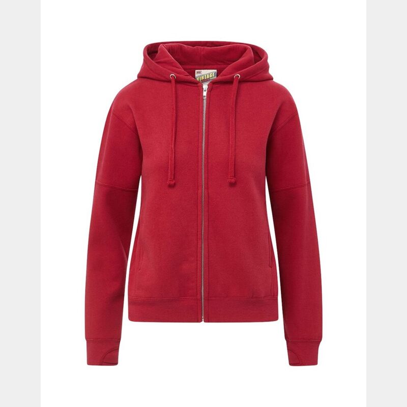 Women's Vintage Fleece Hooded Full-Zip Sweatshirt Thumbnail