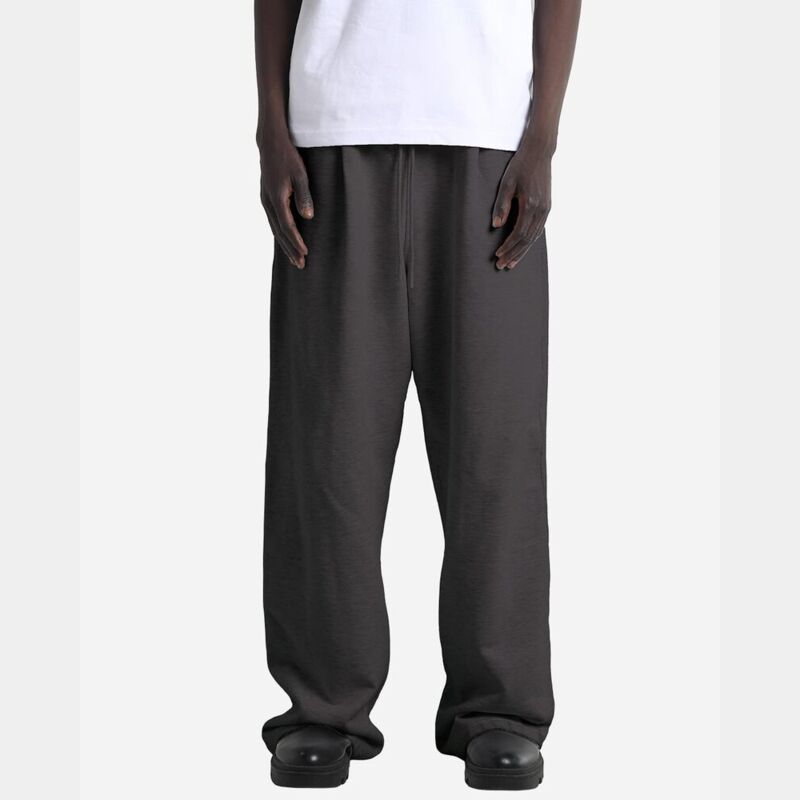 Unisex Garment-Dyed Pleated Fleece Pants Thumbnail