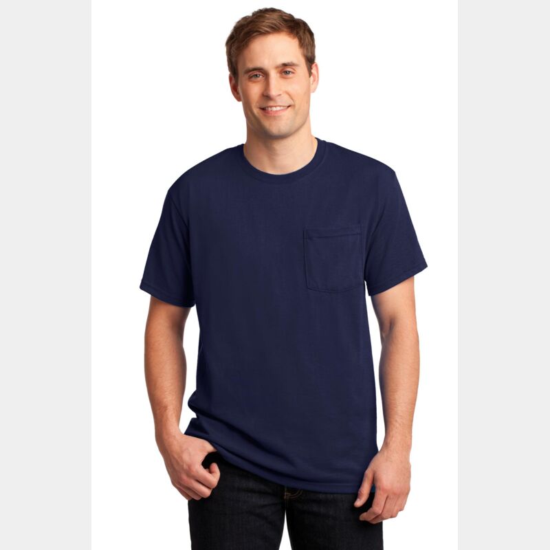 Dri Power ® 50/50 Cotton/Poly Pocket T Shirt Thumbnail