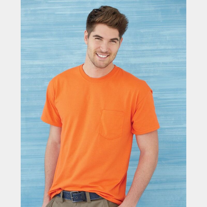 Unisex DryBlend® Pocket T-Shirt Thumbnail