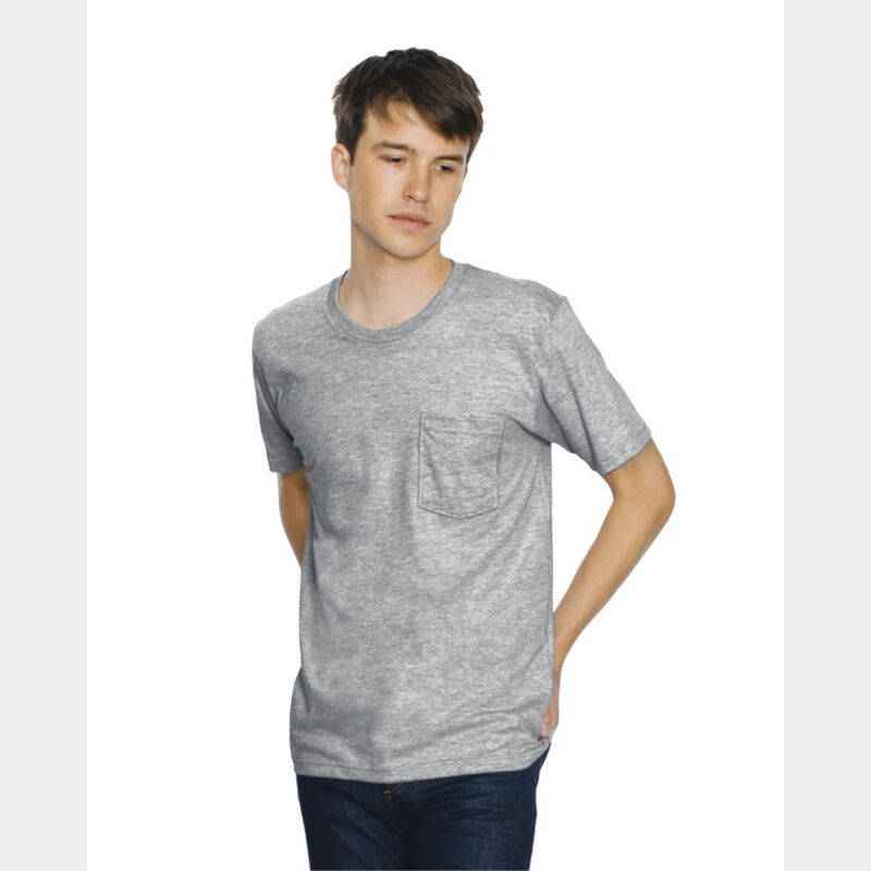 Unisex Fine Jersey Pocket Tee Thumbnail