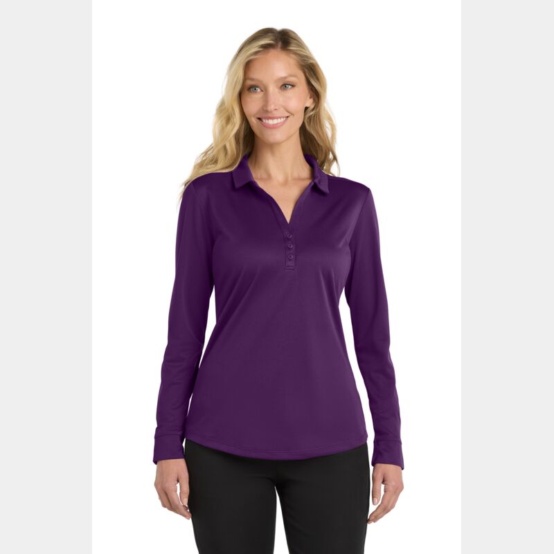Women's Silk Touch Performance Long Sleeve Polo Thumbnail