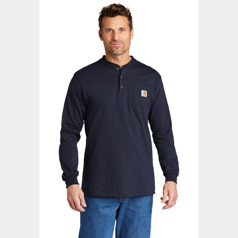 Long Sleeve Henley T Shirt Thumbnail