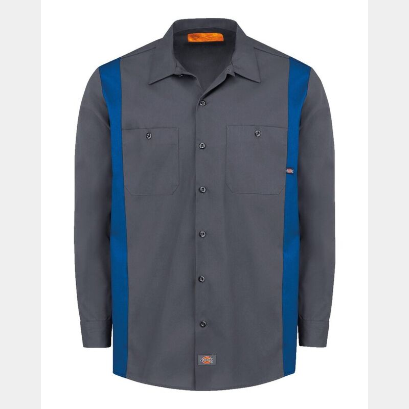 Men's Tall Industrial Colorblocked Long Sleeve Shirt Thumbnail