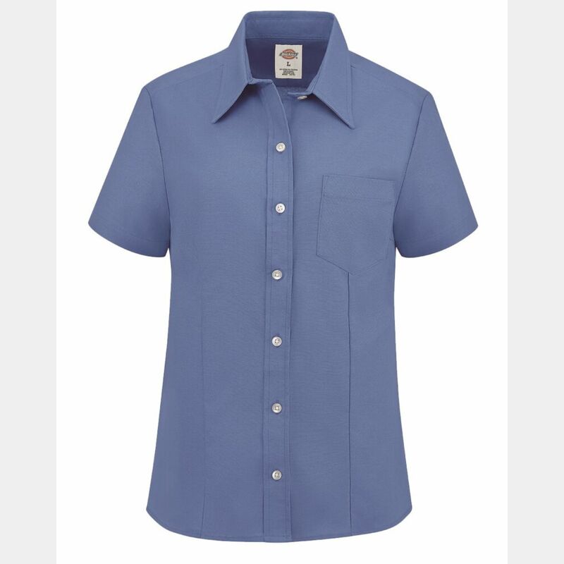 Women's Short Sleeve Stretch Oxford Shirt Thumbnail