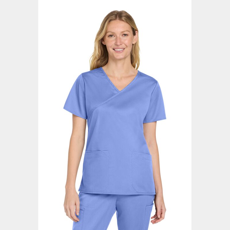 Women's WorkFlex Mock Wrap Top Thumbnail