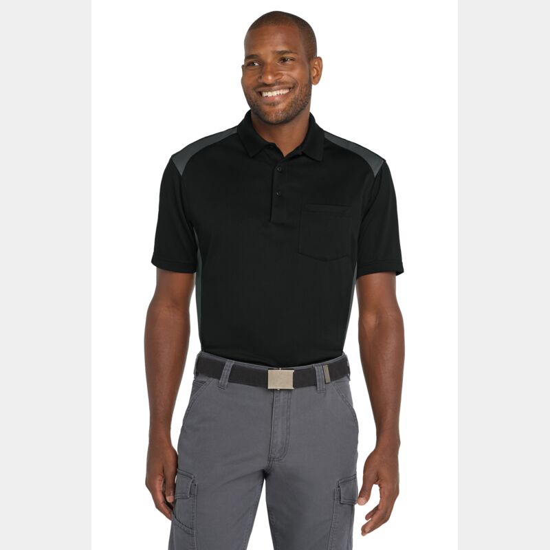 Select Snag Proof Two Way Colorblock Pocket Polo Thumbnail