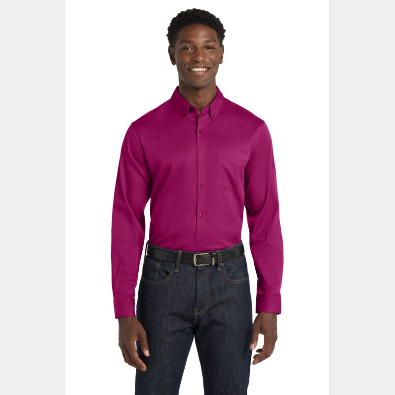 Long Sleeve SuperPro React Twill Shirt Thumbnail