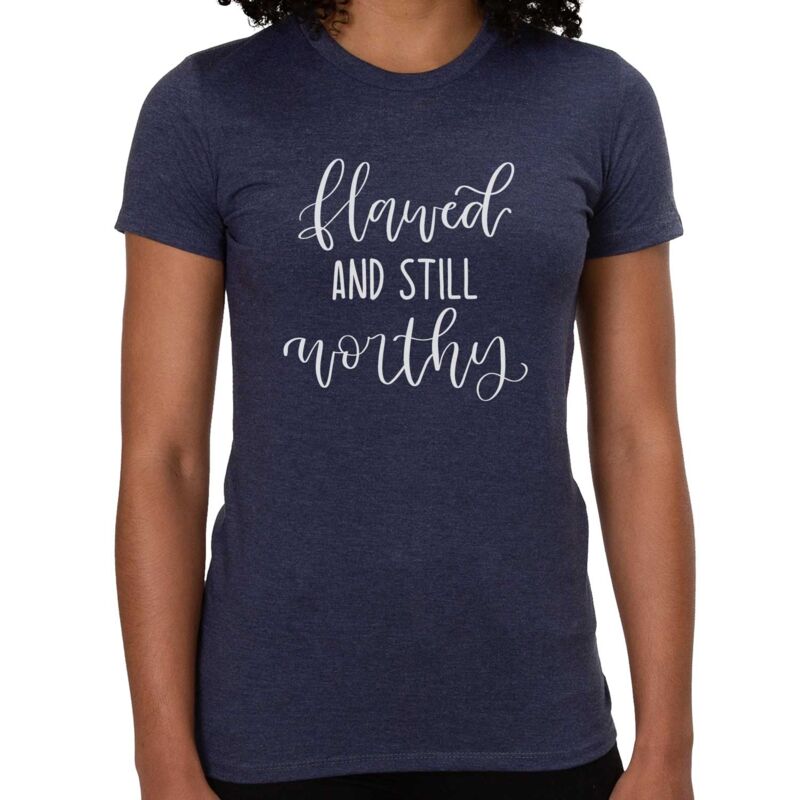 Flawed & Still Worthy Unisex Triblend T-Shirt Thumbnail