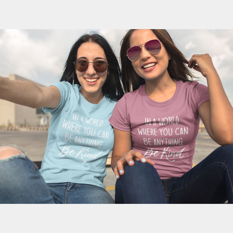 In a World Where You Can Be Anything, Be Kind T shirt Thumbnail