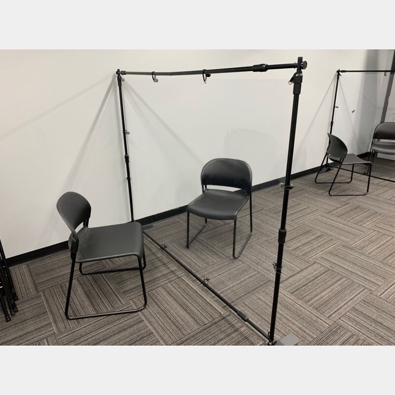 Clear Portable Separation Wall Thumbnail