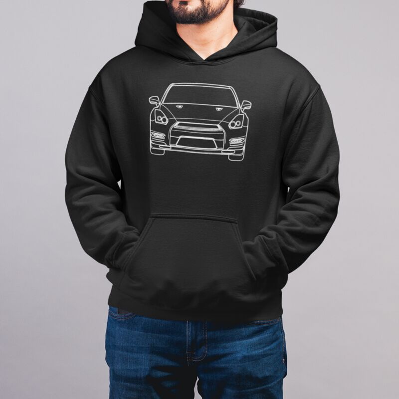 Apparel Freaks R35 GTR Premium Pullover Hoodie Thumbnail