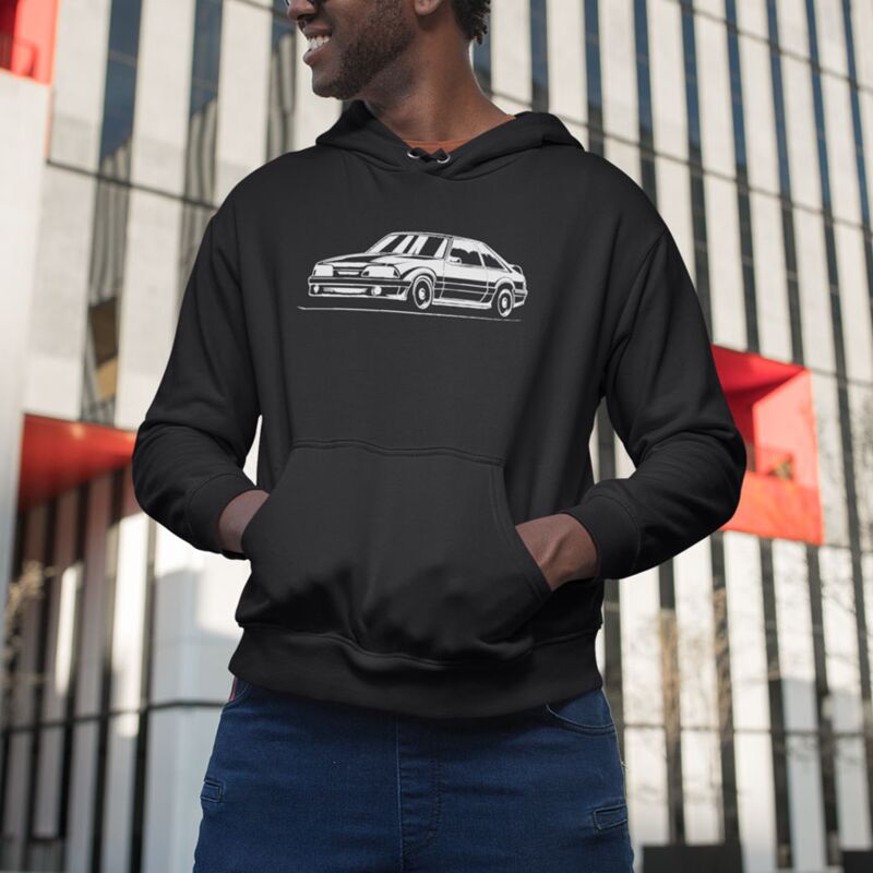 Apparel Freaks Fox Body Mustang  Premium Pullover Hoodie Thumbnail