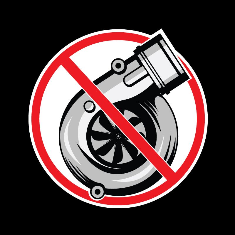 Apparel Freaks Vinyl Decal - No Turbo Full Color Thumbnail