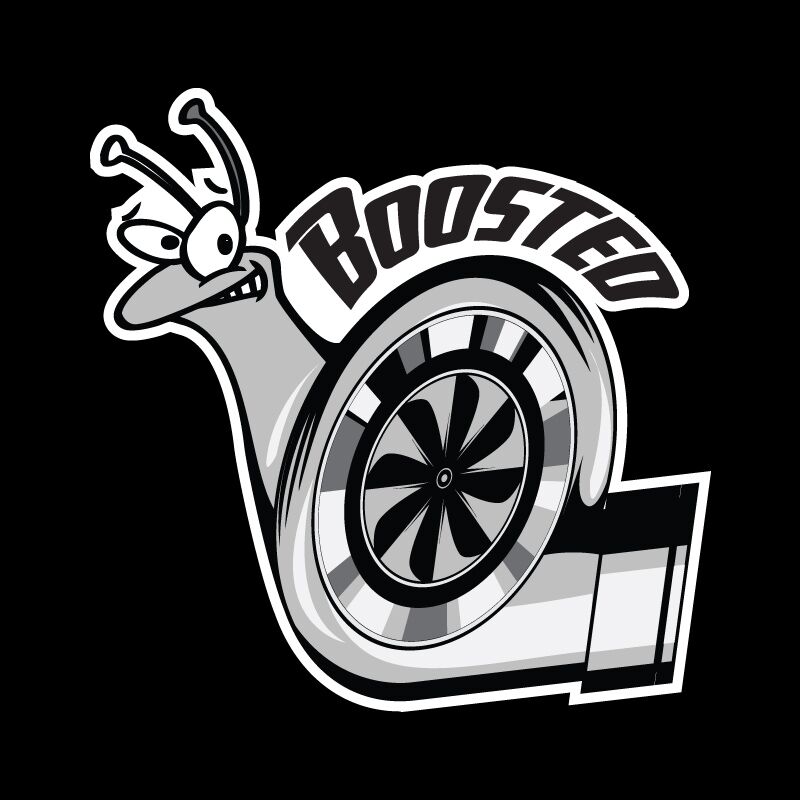 Apparel Freaks Vinyl Decal - Snail Turbo Full Color Thumbnail