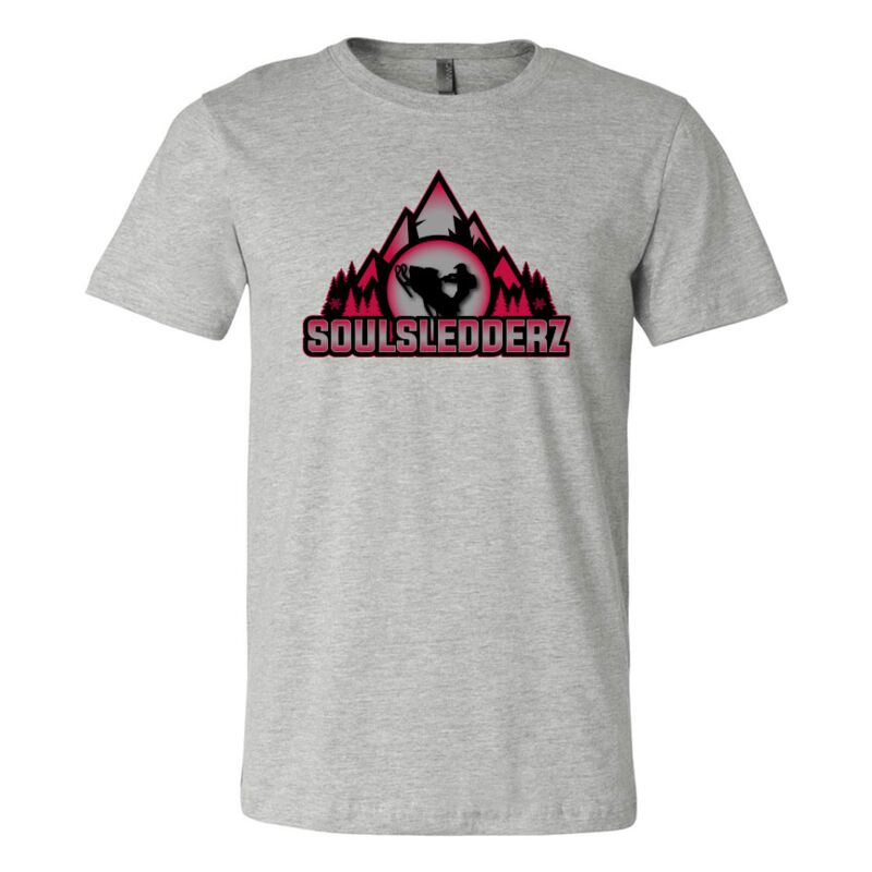 Hi Viz Red & Grey SoulSledderz T Shirt Thumbnail