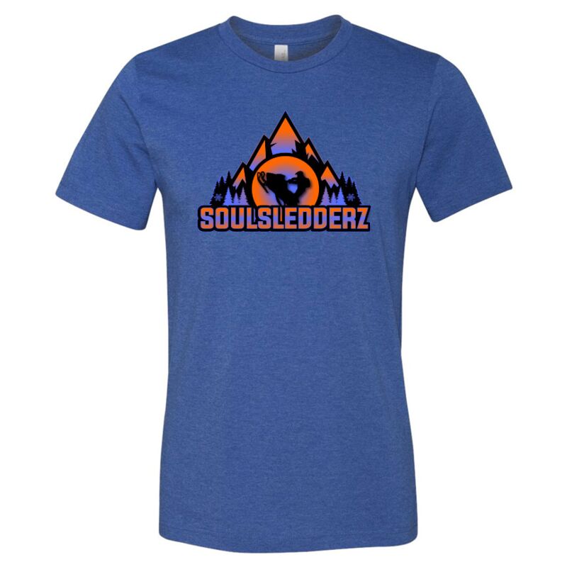 Hunter Orange & Blue SoulSledderz T Shirt Thumbnail