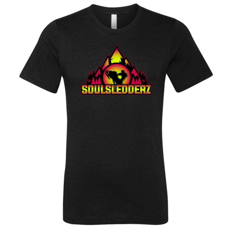Hi Viz Red & Yellow SoulSledderz T Shirt Thumbnail