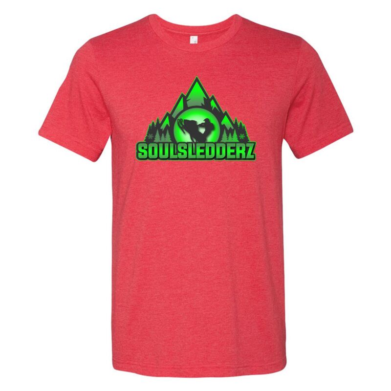 Grey & Green SoulSledderz T Shirt Thumbnail