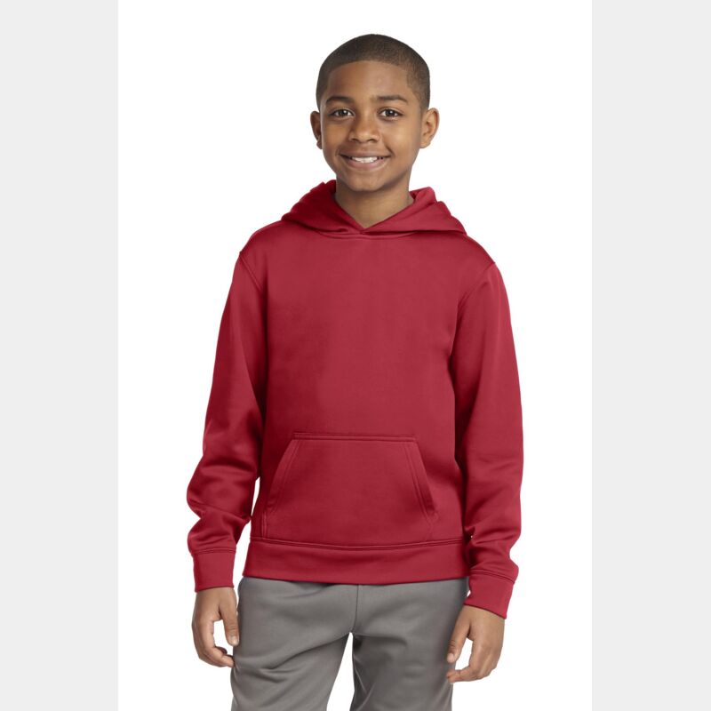 Youth Sport Wick ® Fleece Hooded Pullover Thumbnail